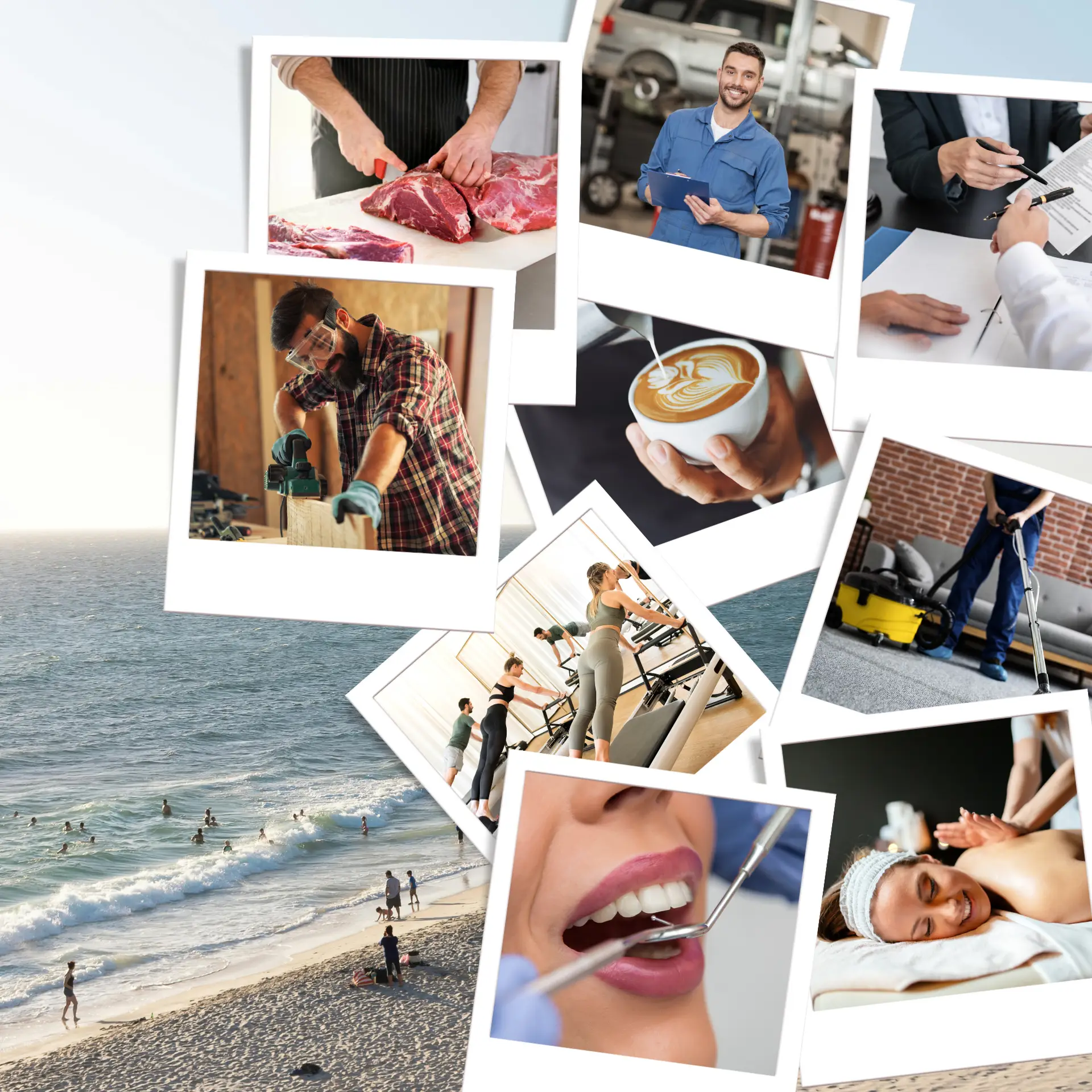 Illustration representing Australian small business sectors in Western Australia