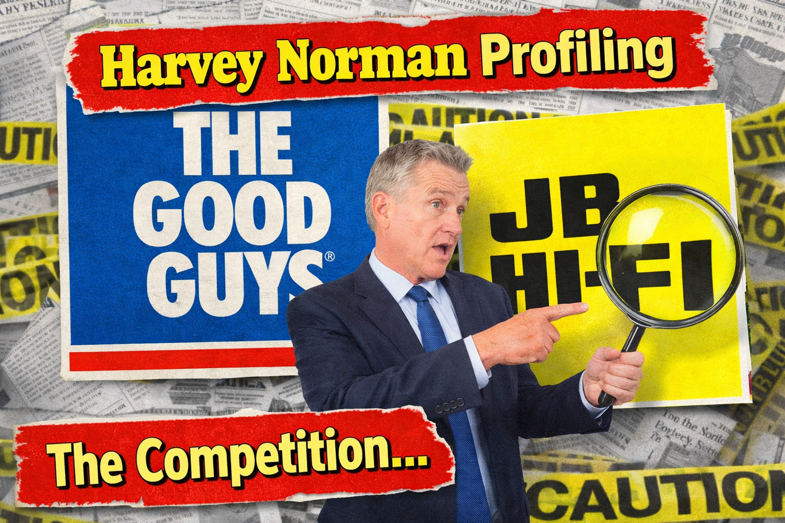 Harvey Norman profiling the competition