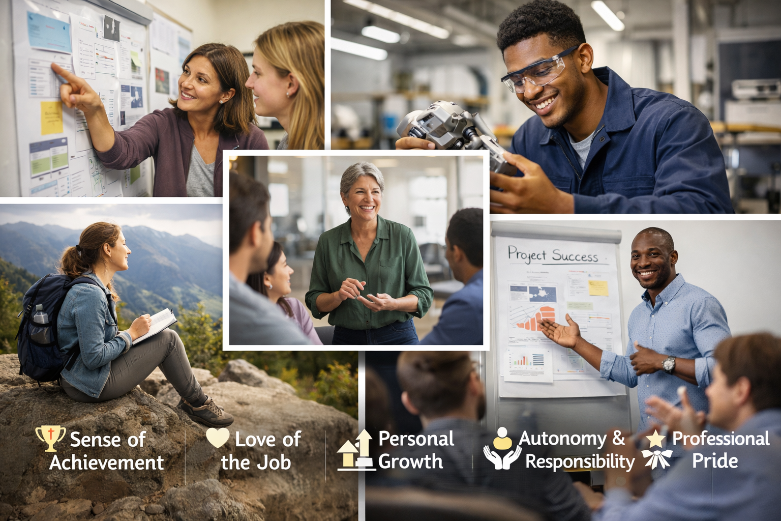 Intrinsic rewards in the workplace