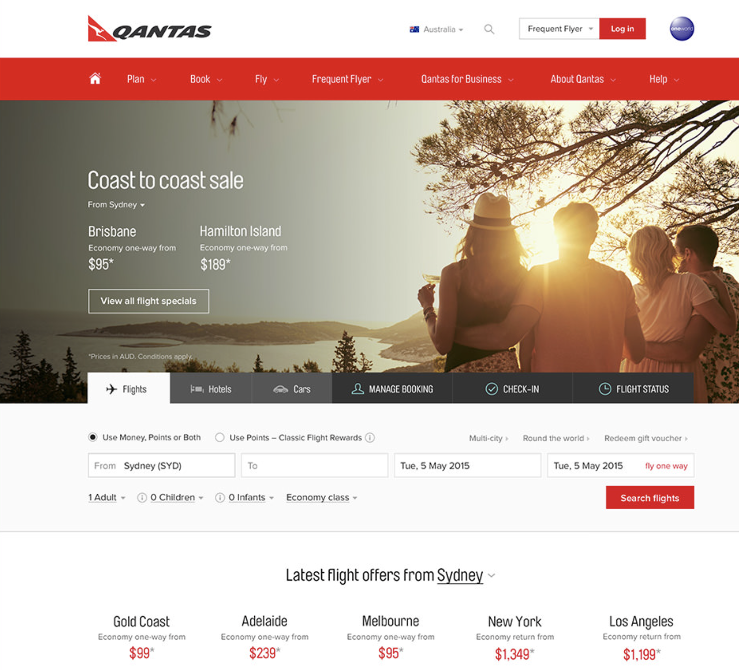 Webpage / online presence example
