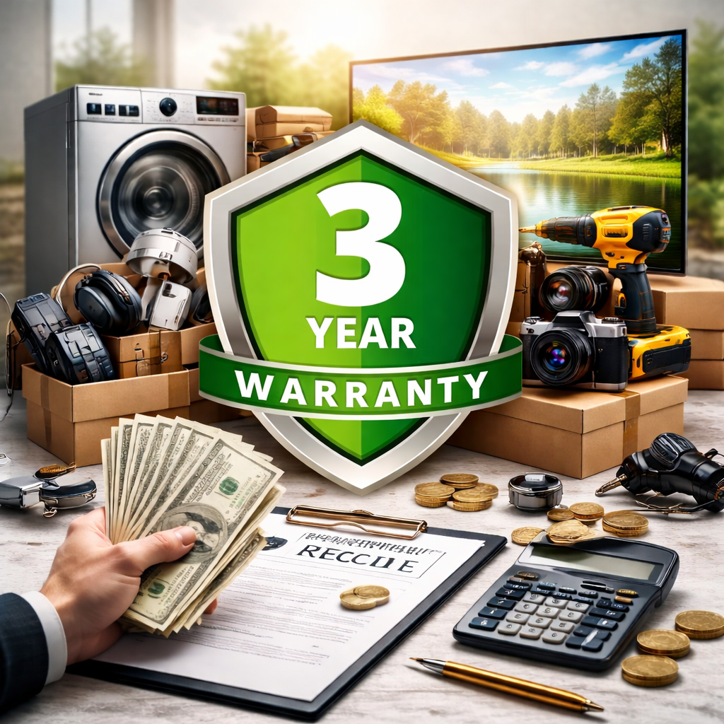 3-year warranty on consumer items