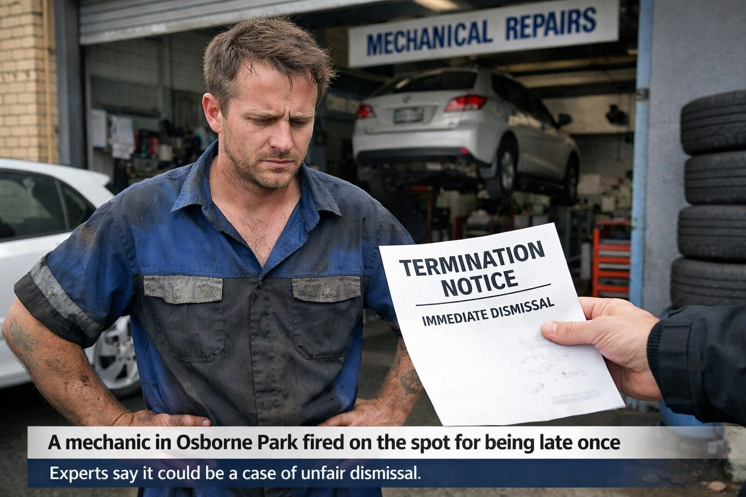 Dismissed outside the workshop