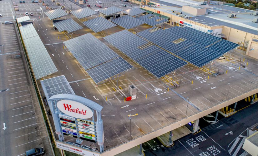 Shopping centre solar example