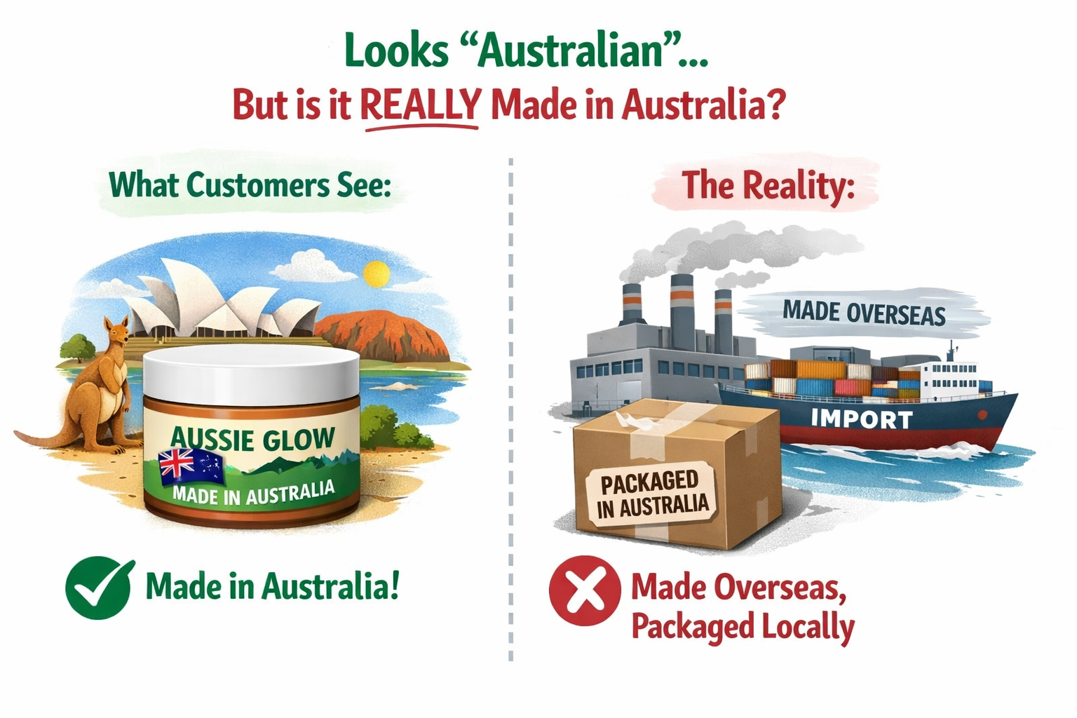 Skincare made in Australia or not