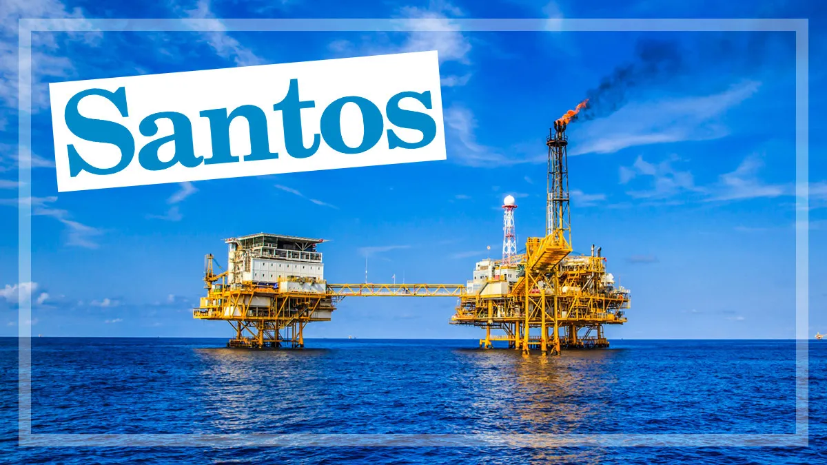 Santos oil and gas rig