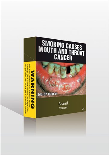 Tobacco packaging example