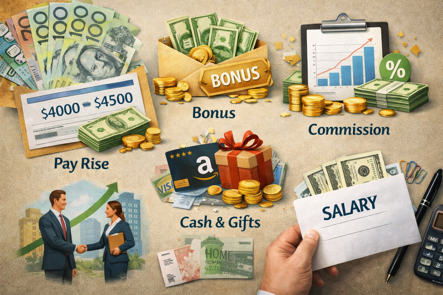 Employee rewards and financial incentives