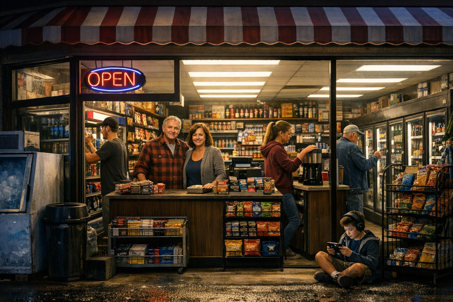 Small retail shop example