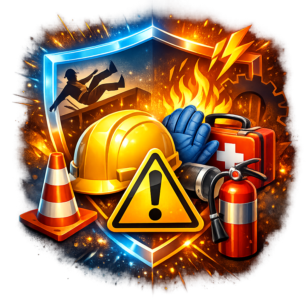 Workplace safety essentials illustration