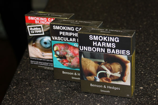 Plain packaging in Australia