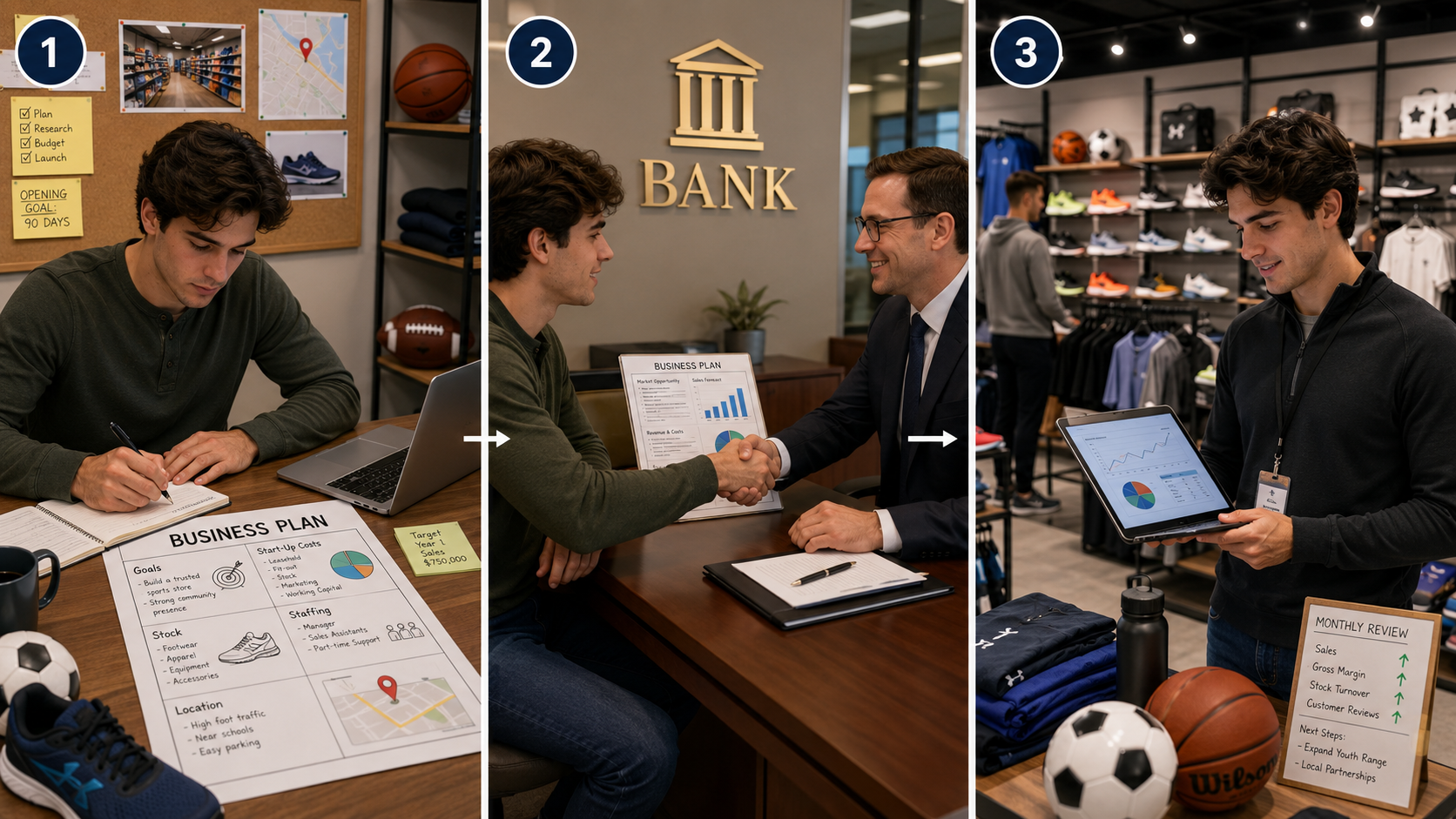 Sports store business plan example