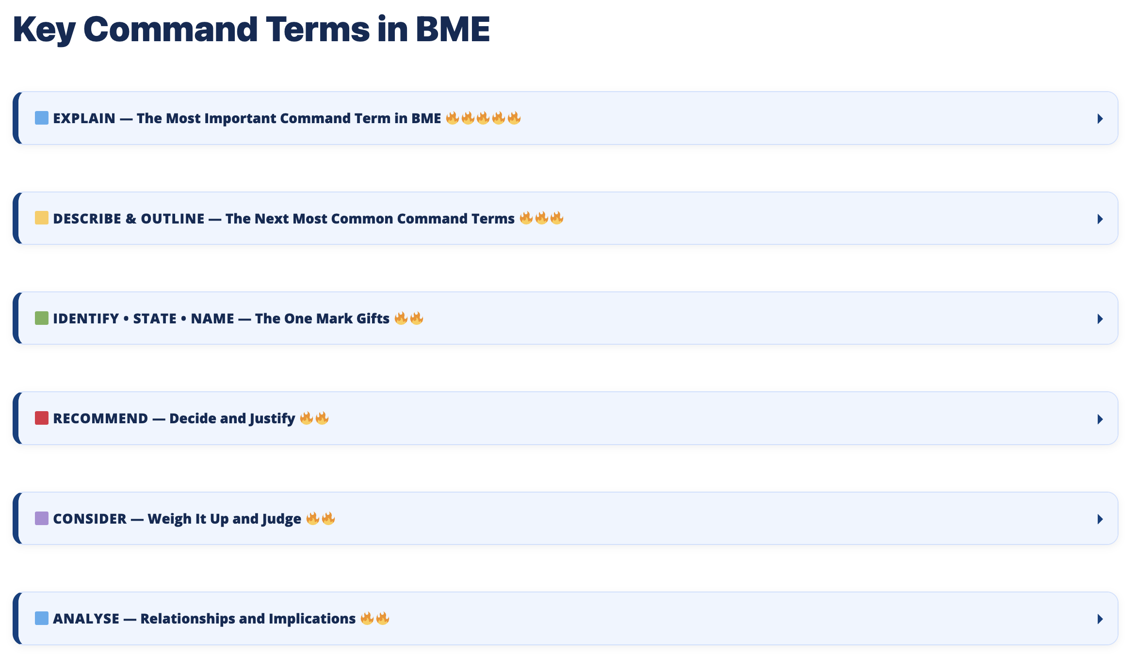 Command terms page screenshot