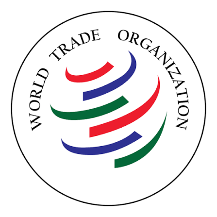 WTO logo and trade rules