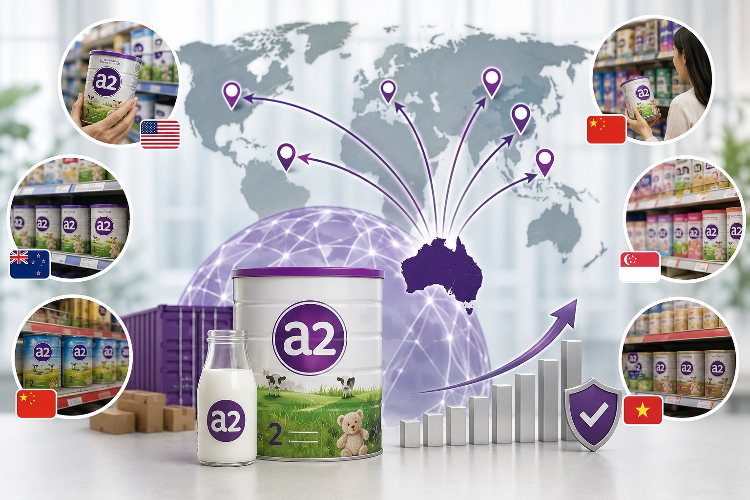 A2 Milk market diversification