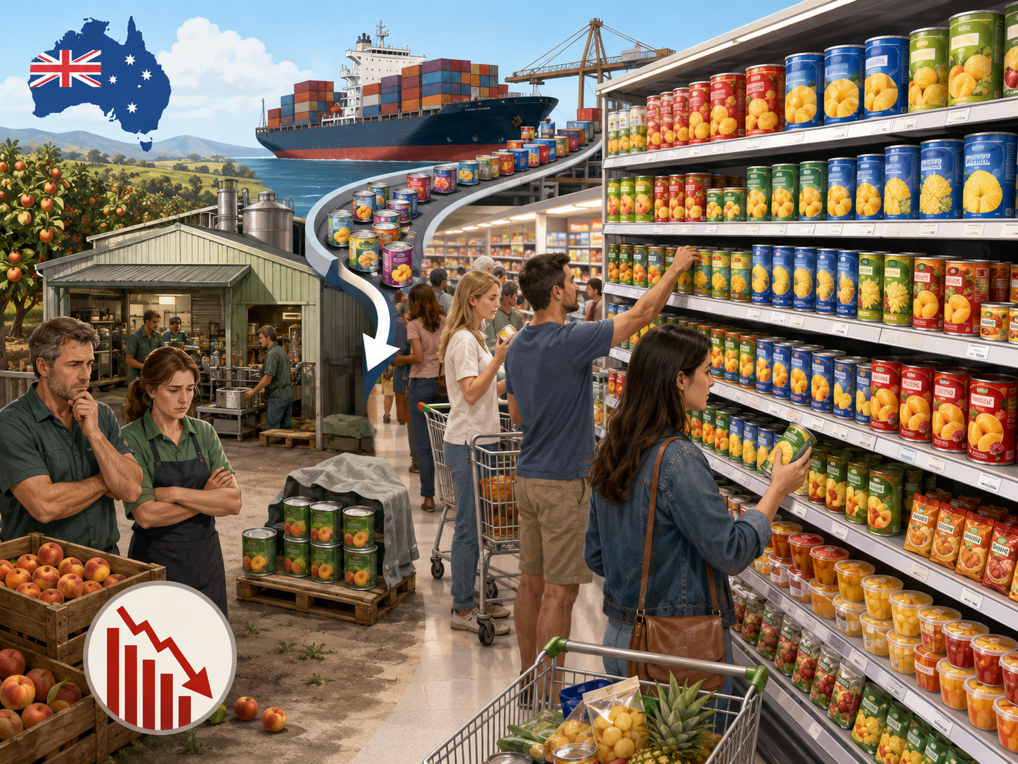 SPC foreign competition from imported canned fruit