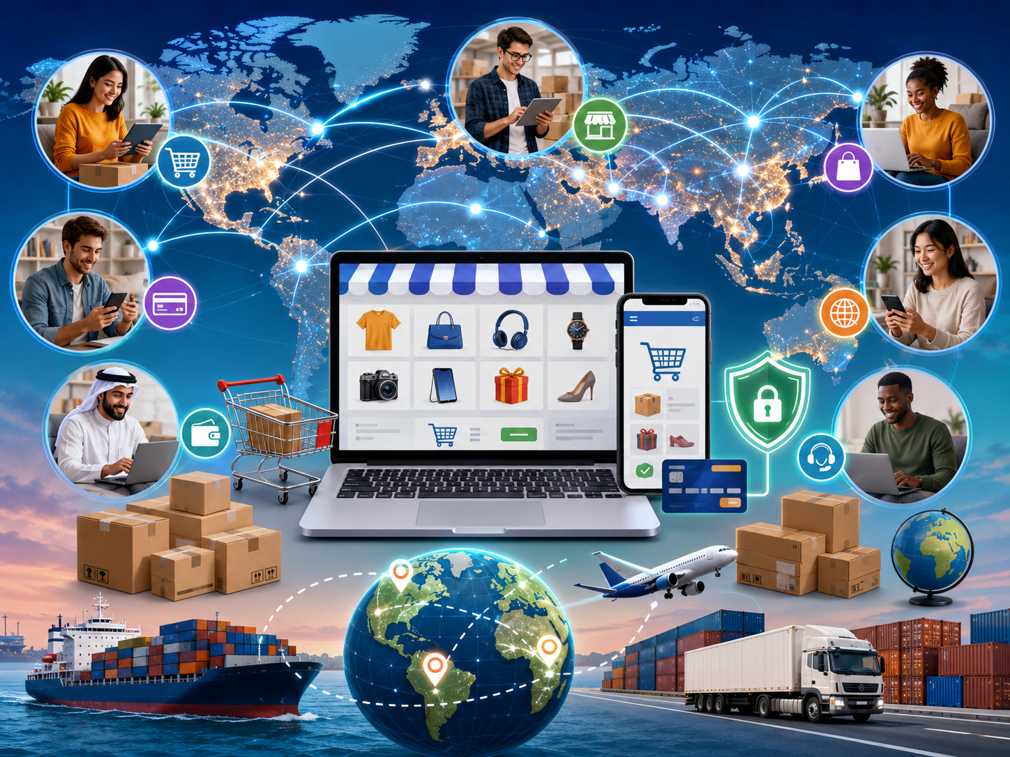 Role of e-commerce in a global environment