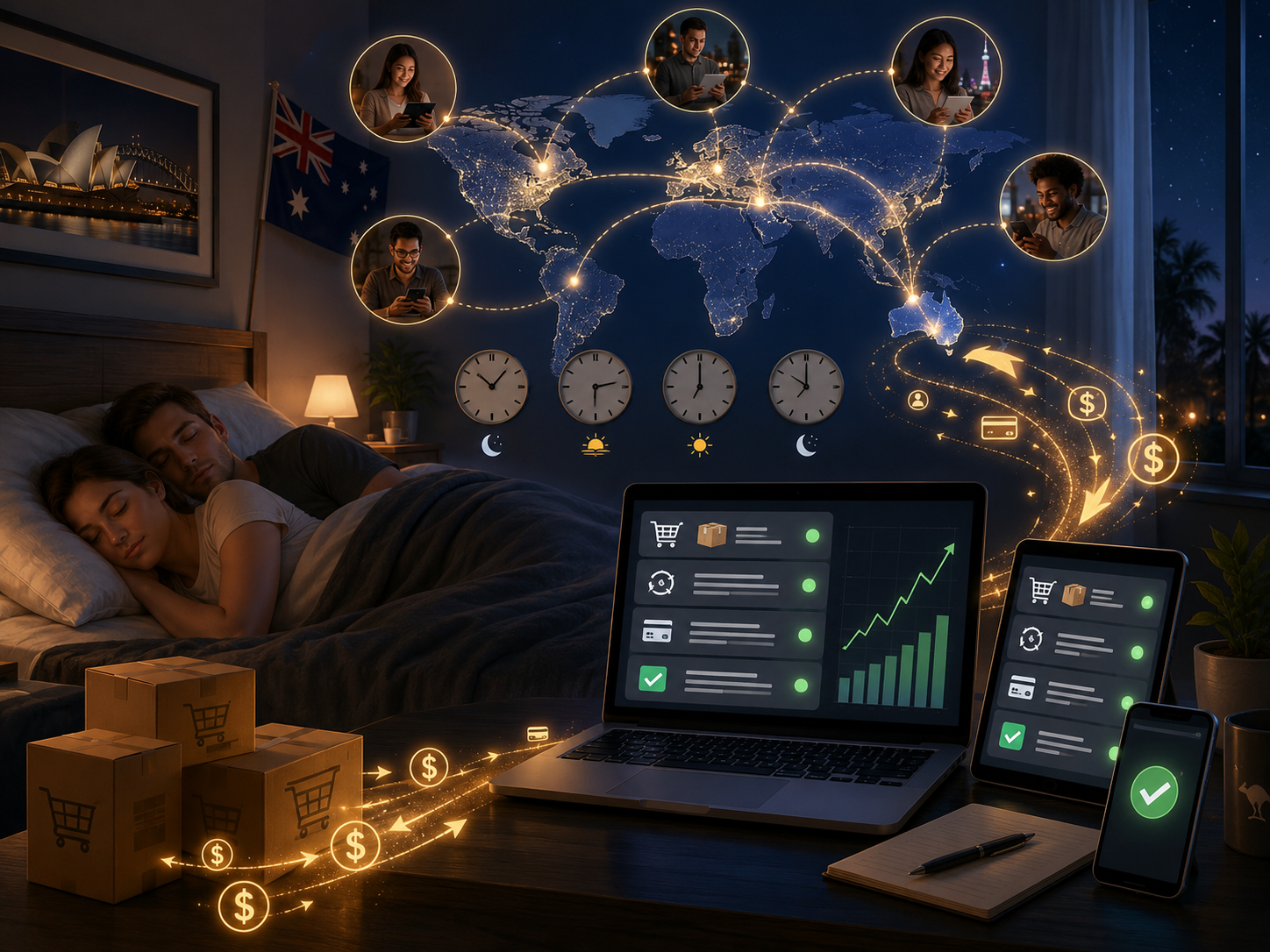 24/7 global e-commerce trading