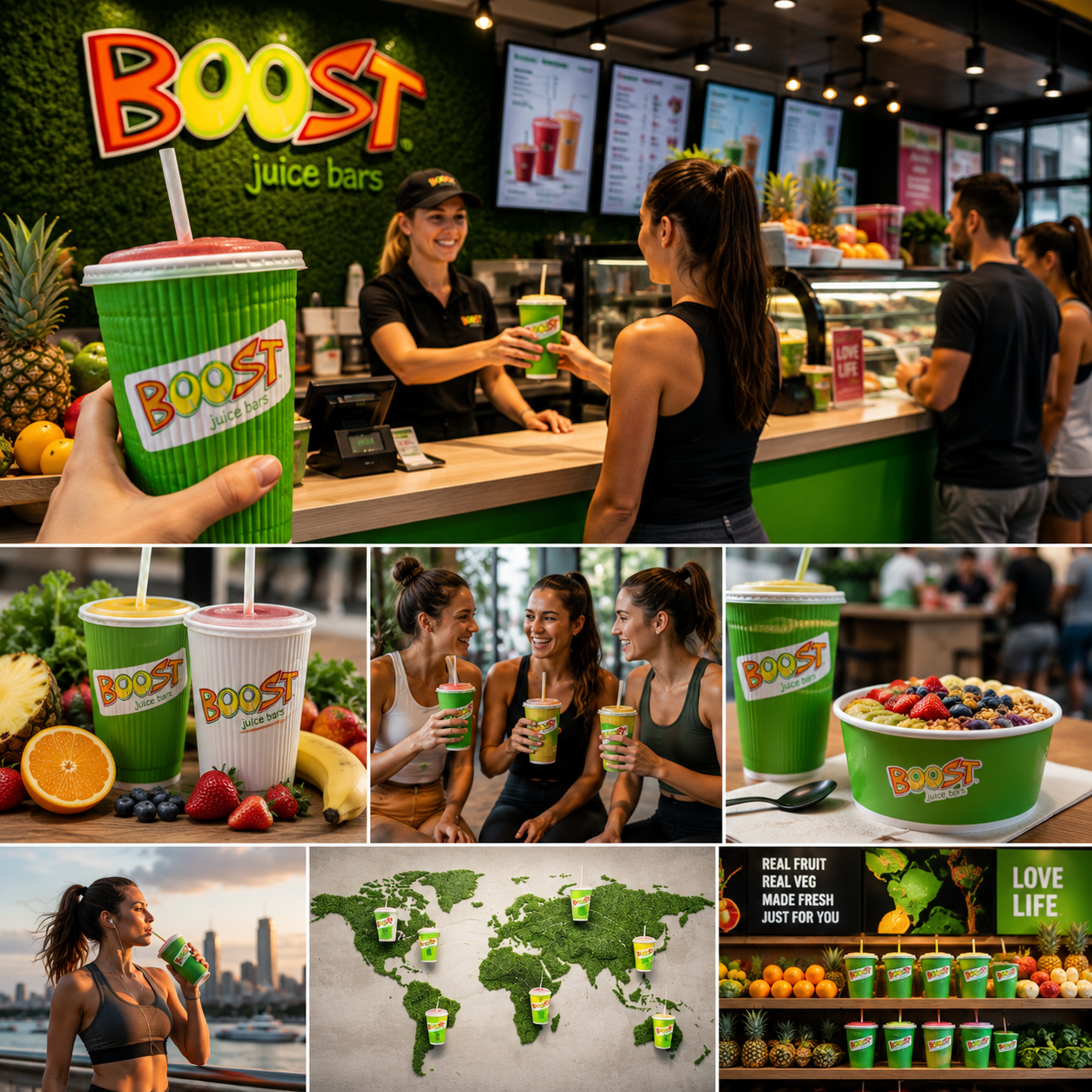 Boost Juice international expansion and consumption patterns