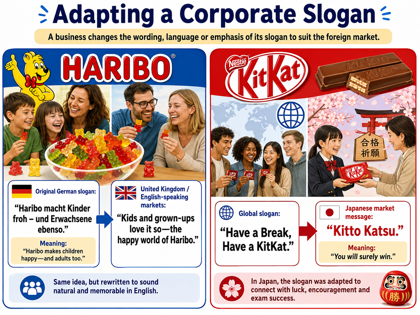 Adapting a corporate slogan