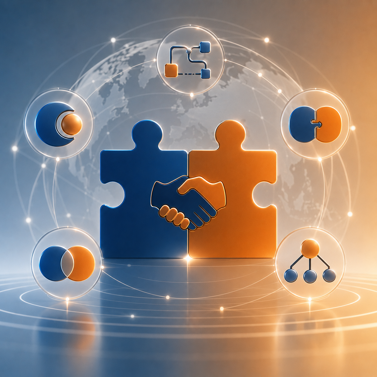 Overview illustration for global strategic alliances
