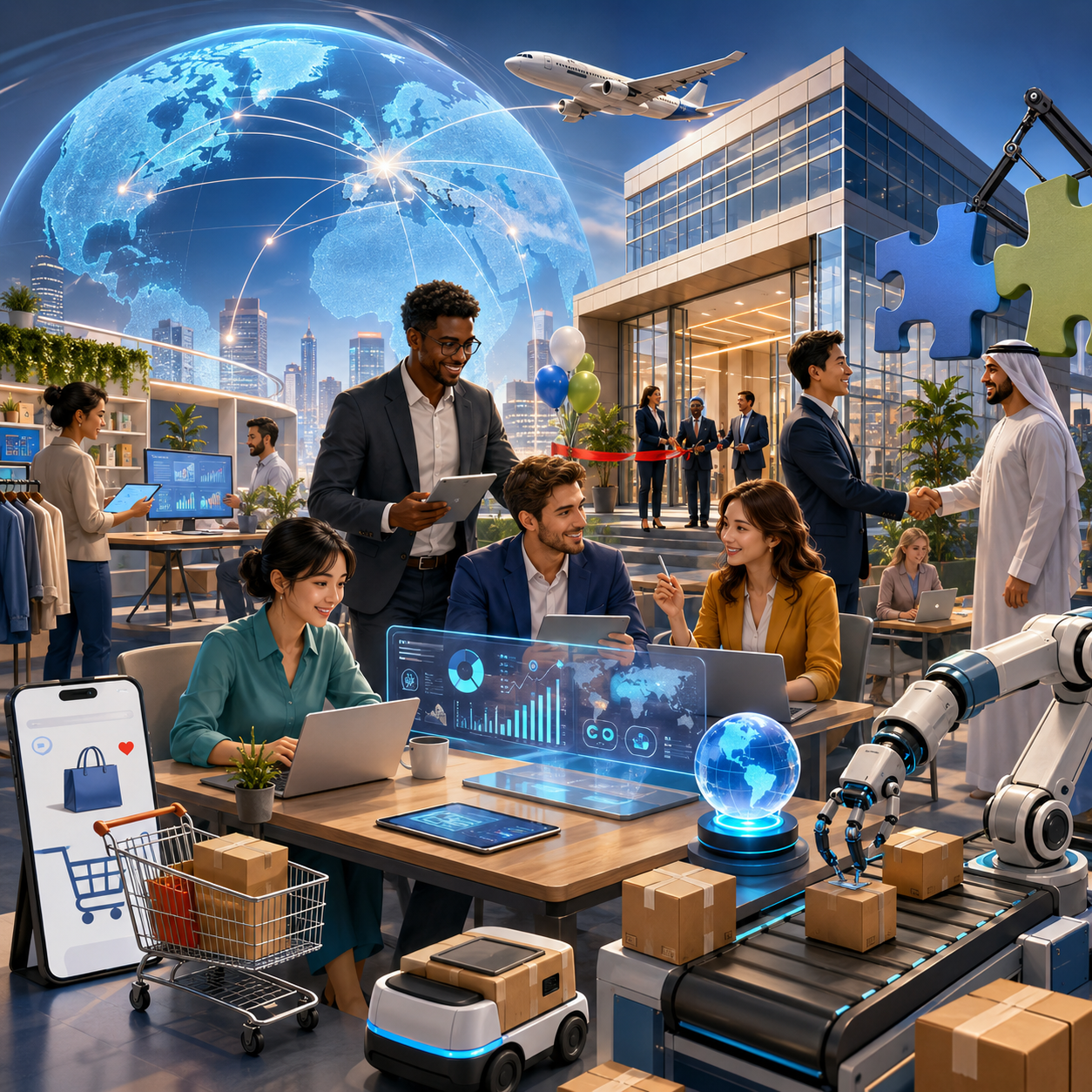 Ways a business can change in a global environment