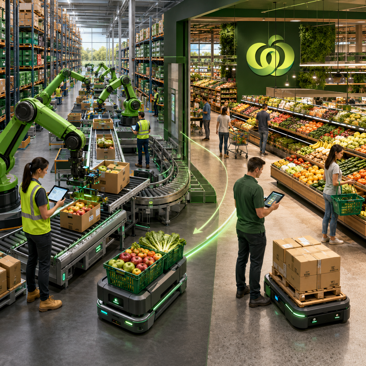Woolworths supply-chain automation case study