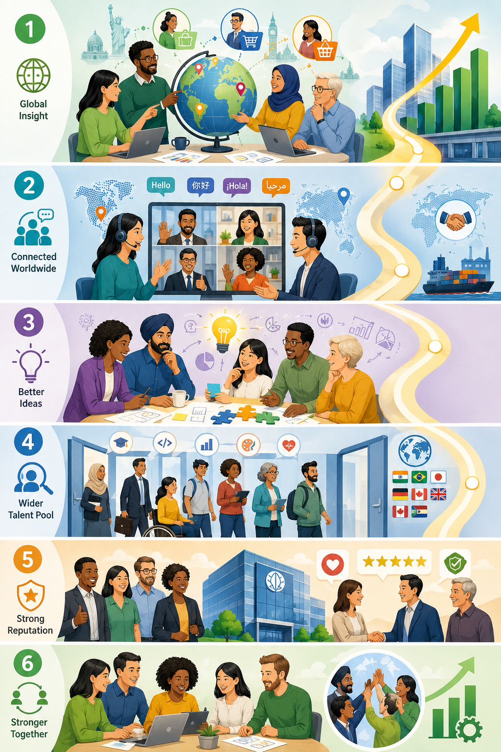 Managing diversity supports business growth