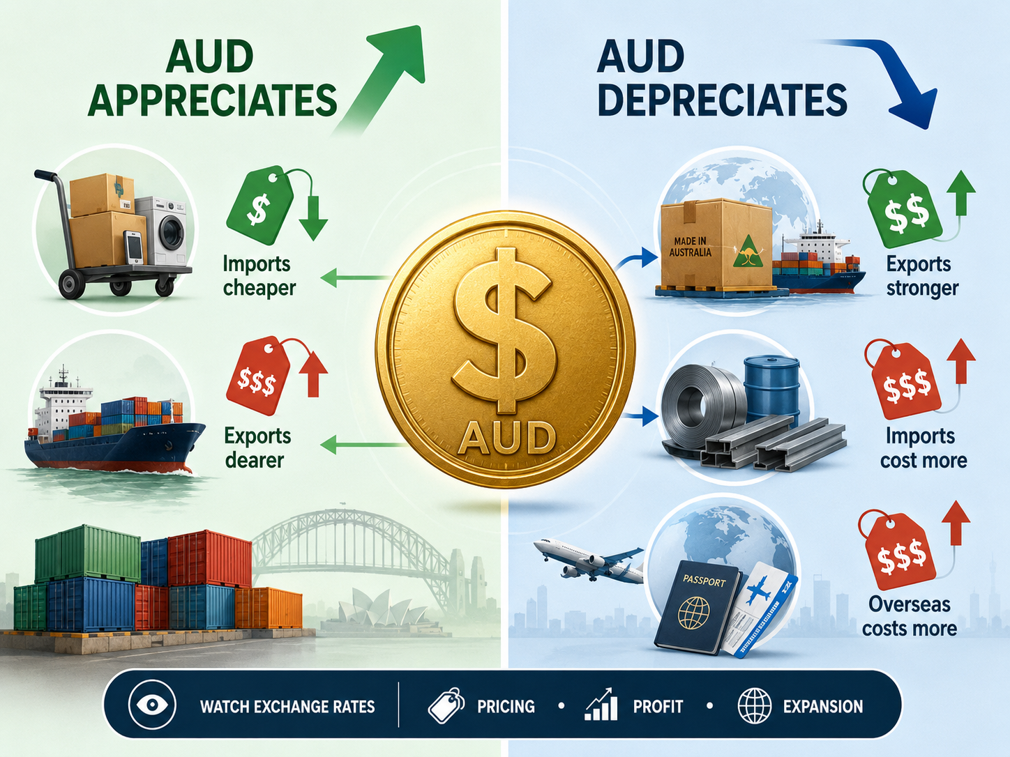 Currency fluctuations and global business
