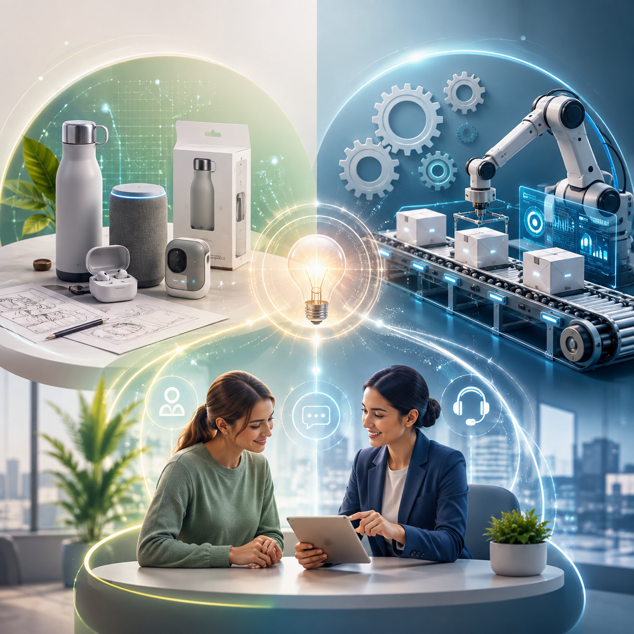 Innovation improving products, processes and services