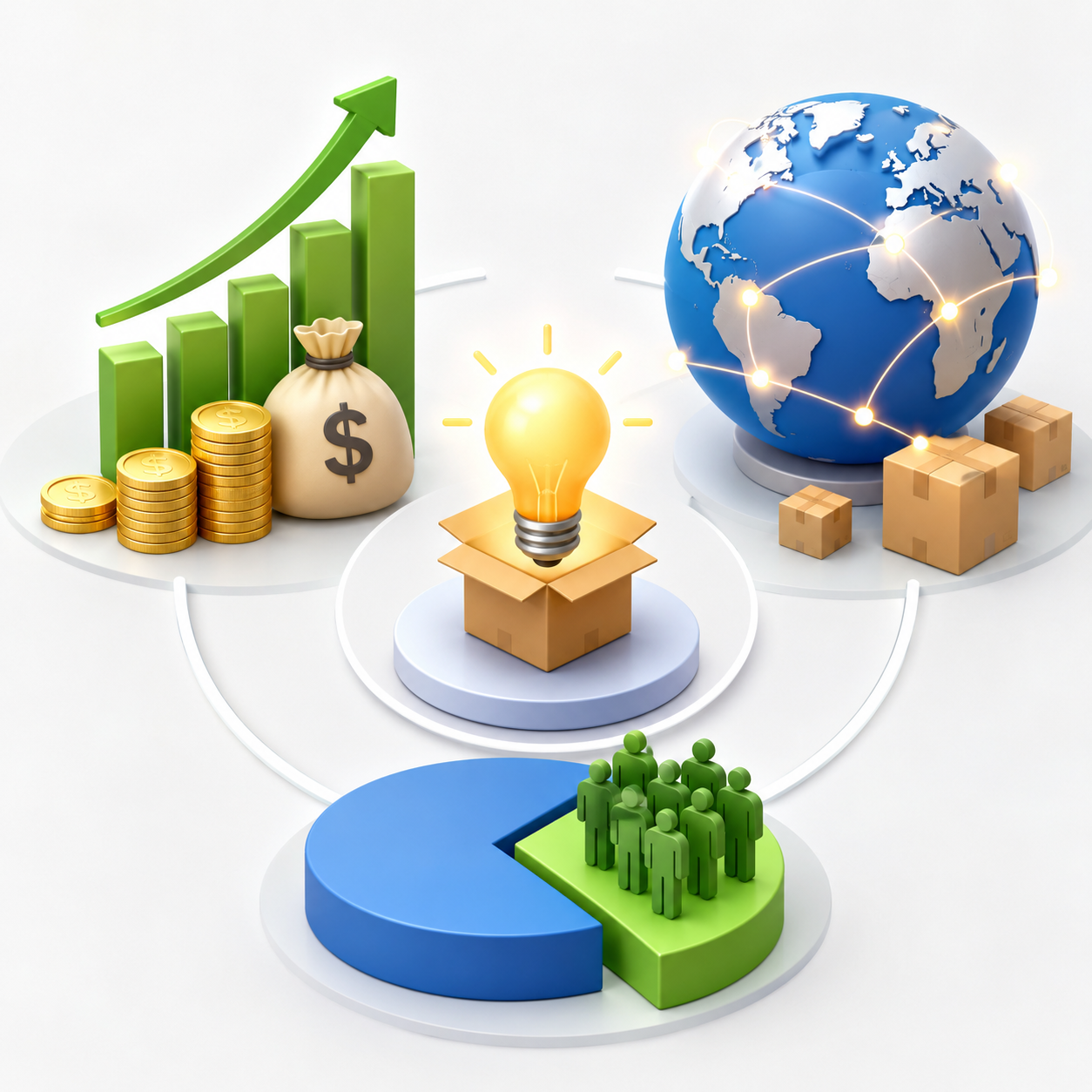 Benefits of innovation overview diagram