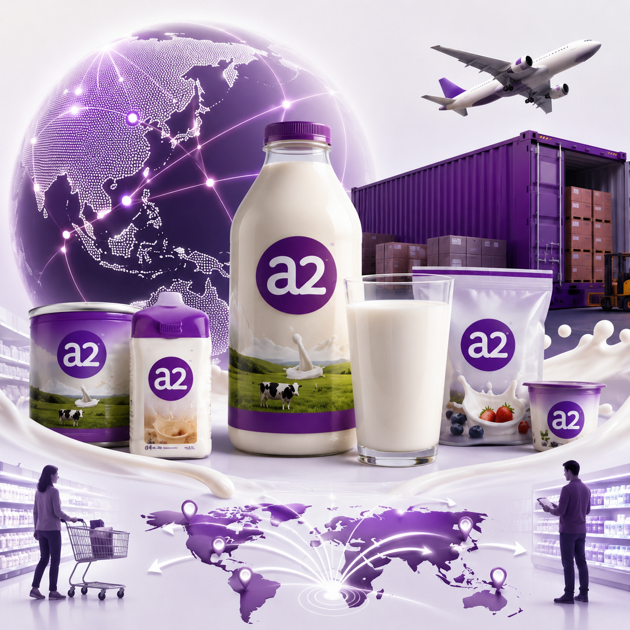 Expansion of global market presence examples visual