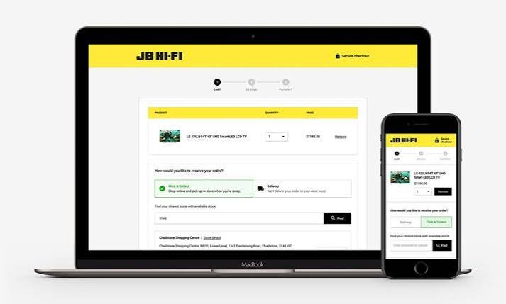 JB Hi-Fi online retail change