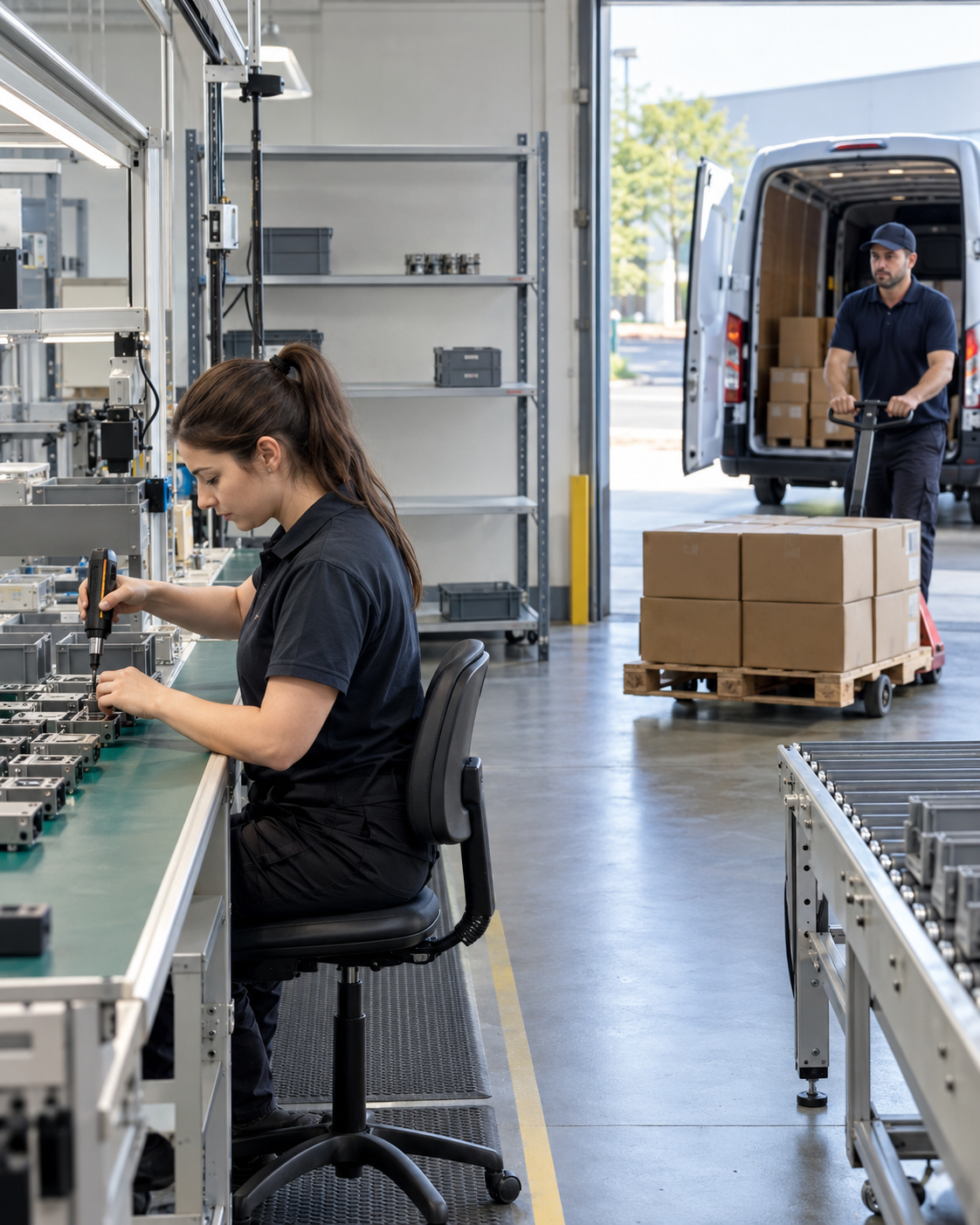 Just-in-time inventory control