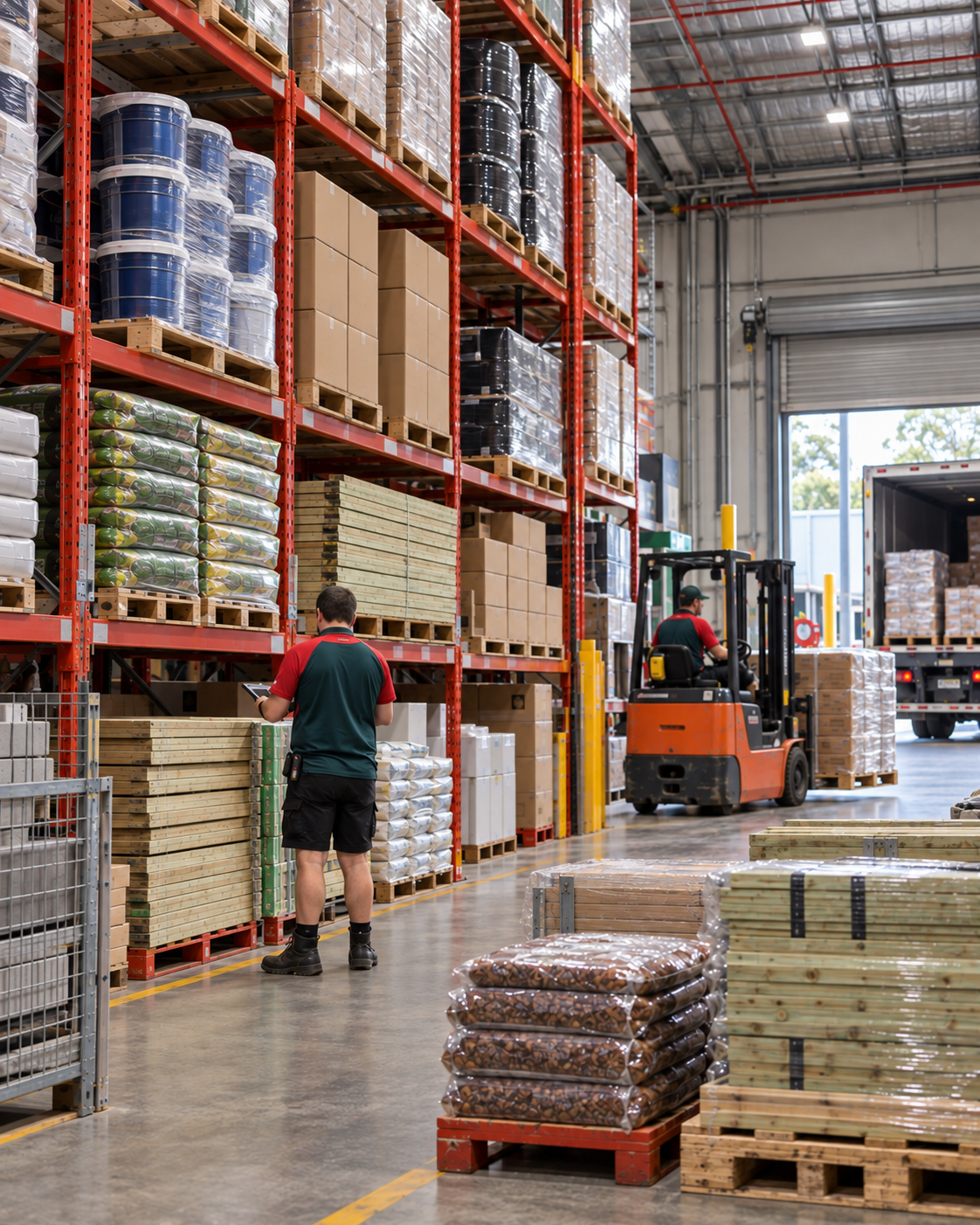Just-in-case inventory control