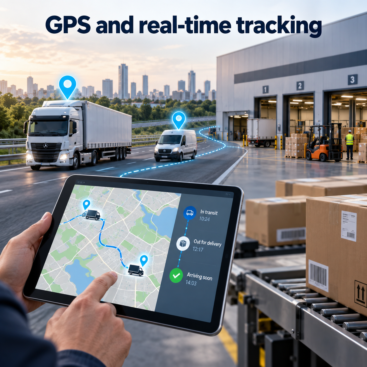 GPS and tracking technology in distribution