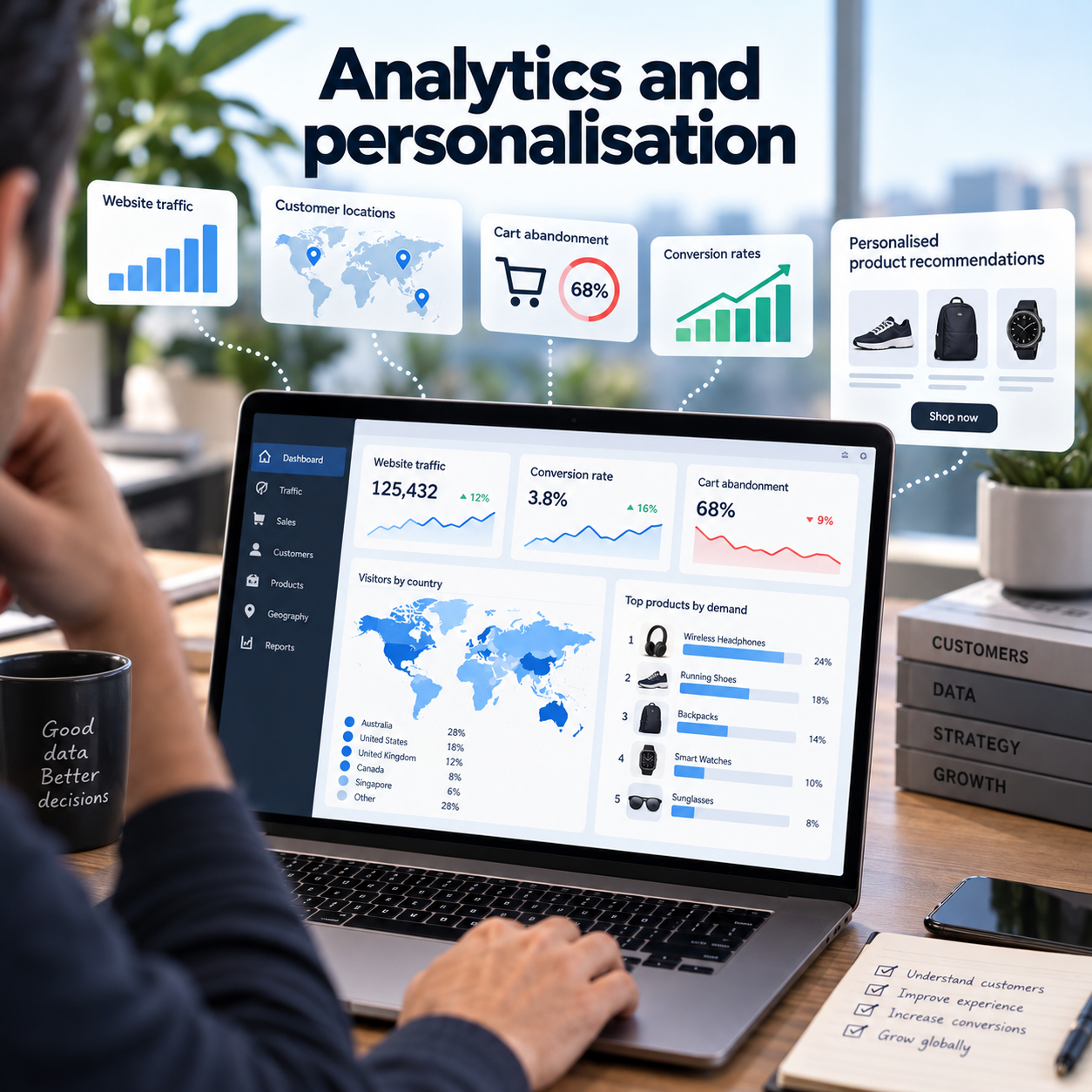 Analytics and personalisation in e-commerce