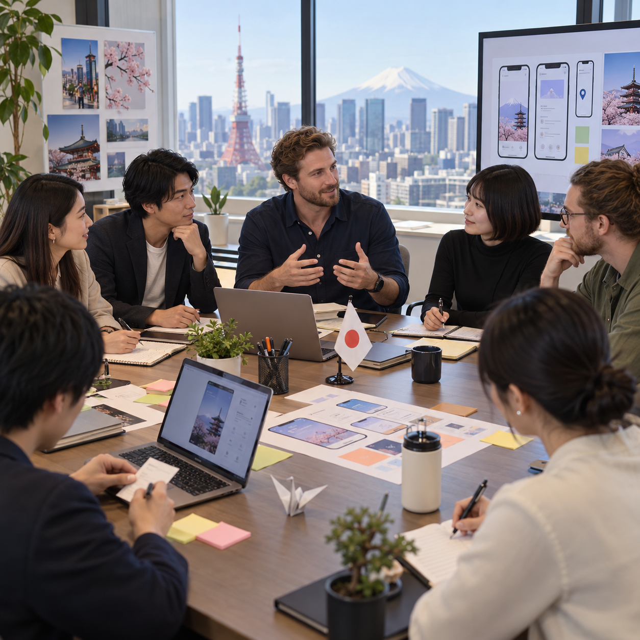 Participative leadership in an international software team