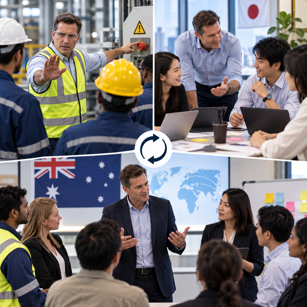 Situational leadership during an international merger
