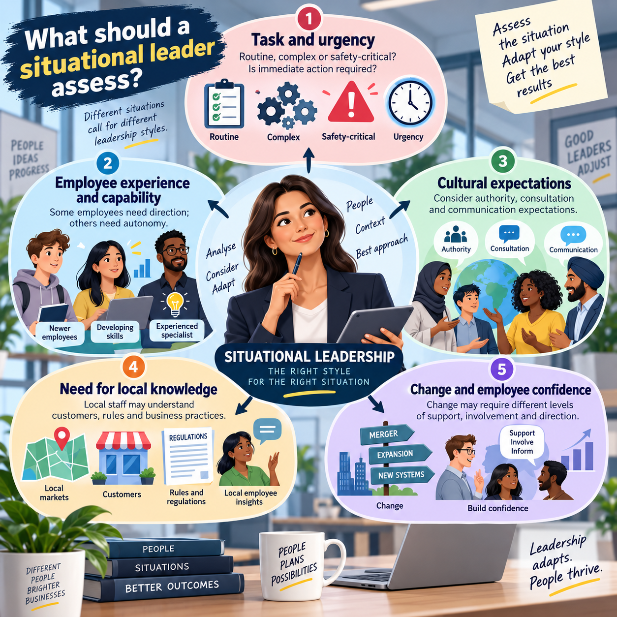 Situational leadership across cultures