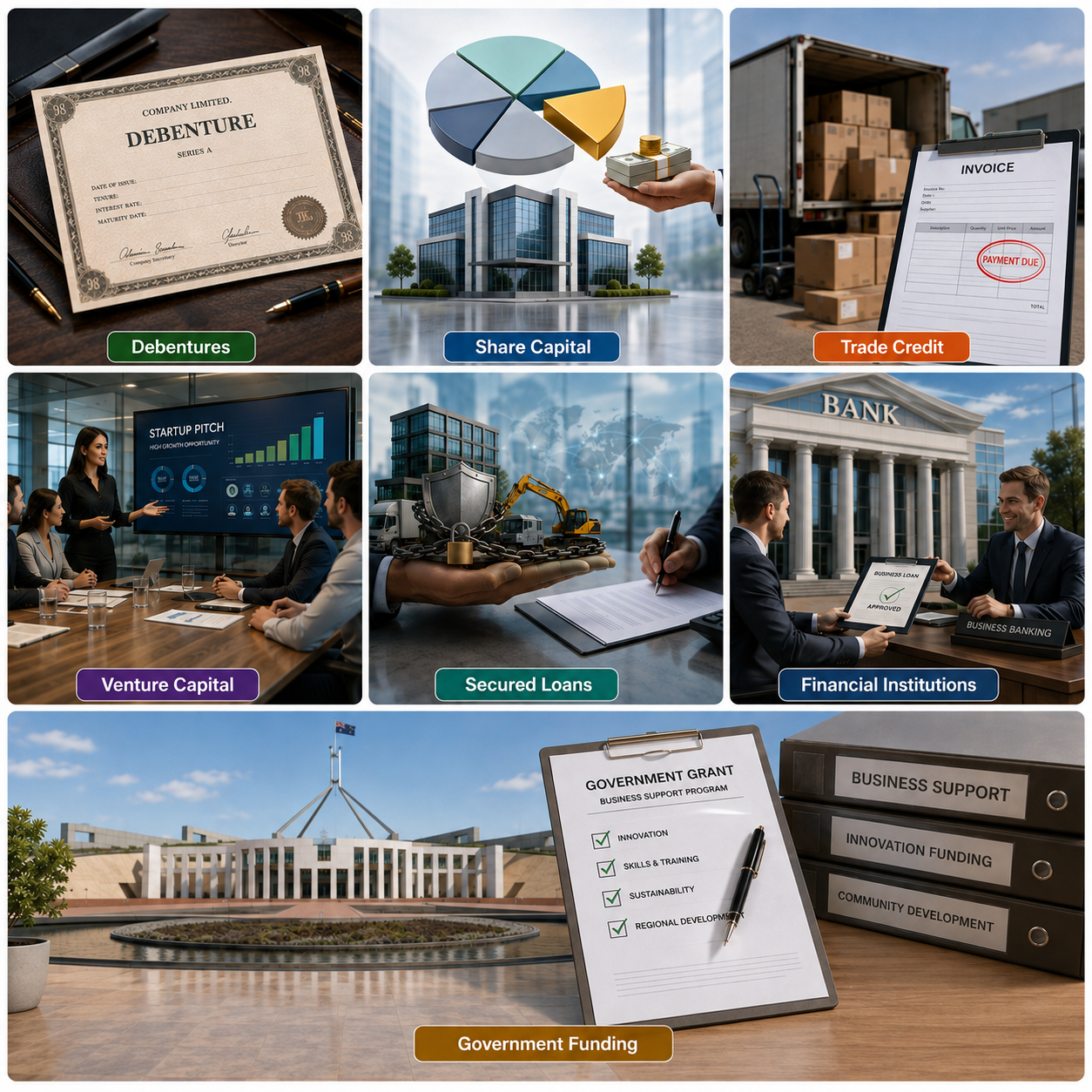 Sources of external funding overview image