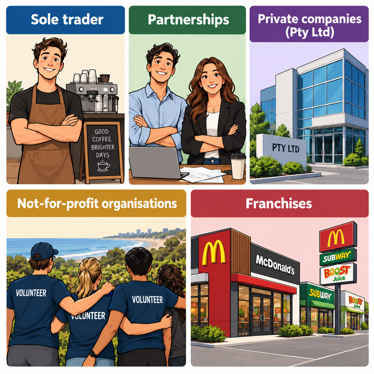 Business ownership structures overview