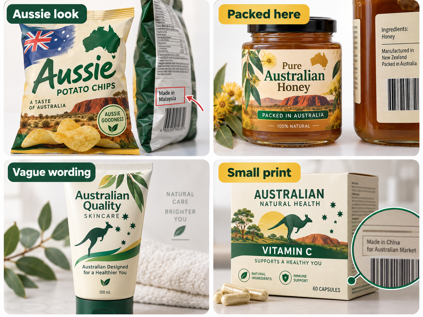 Common country-of-origin marketing tactics