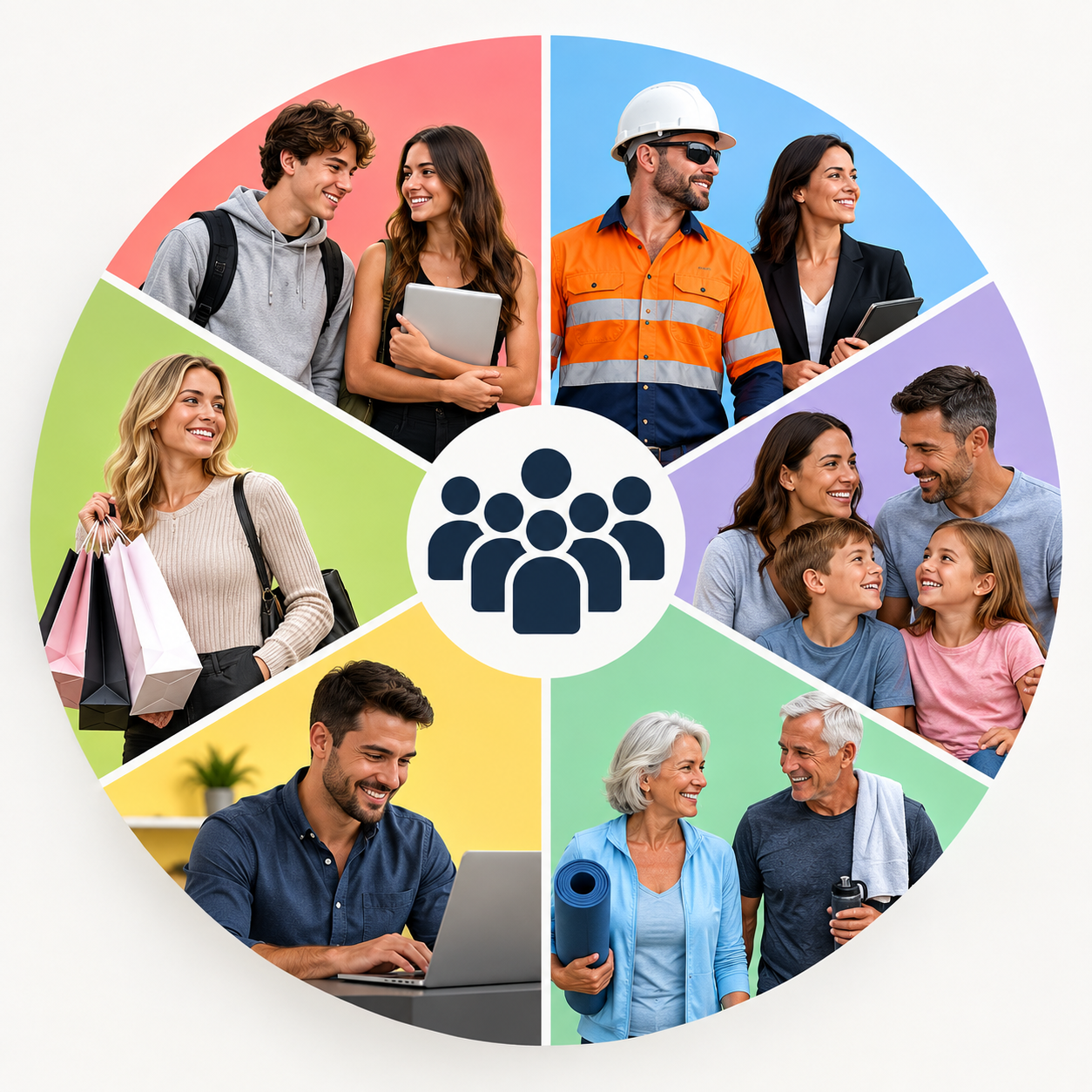 Demographic segmentation characteristics