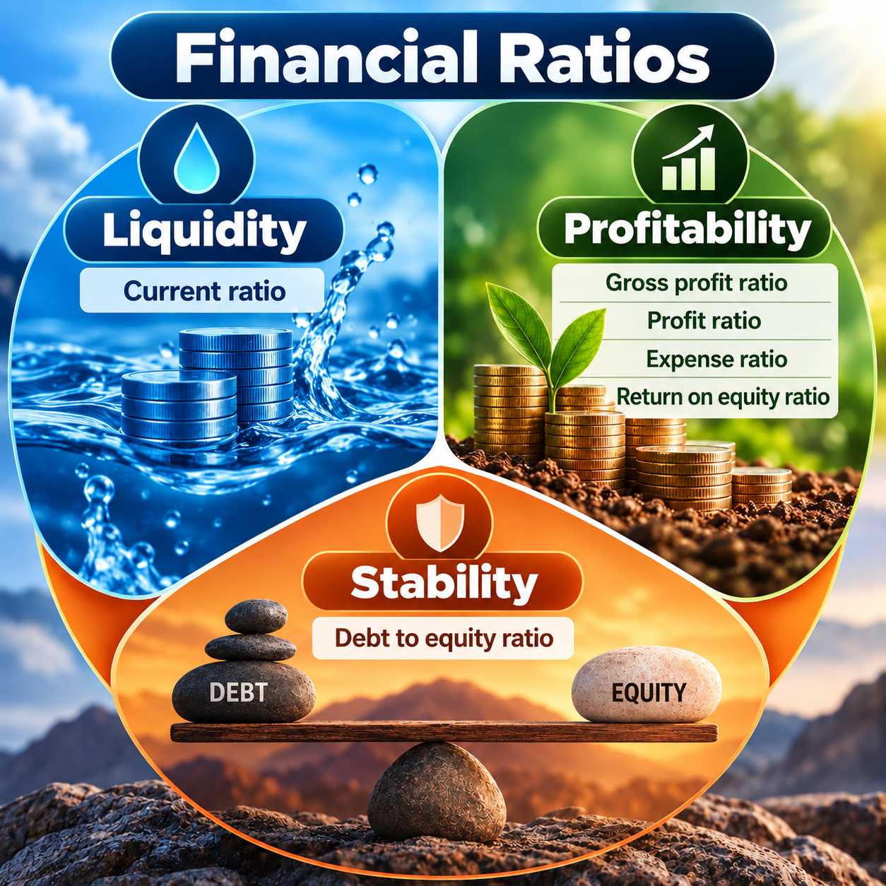 Financial ratios overview image