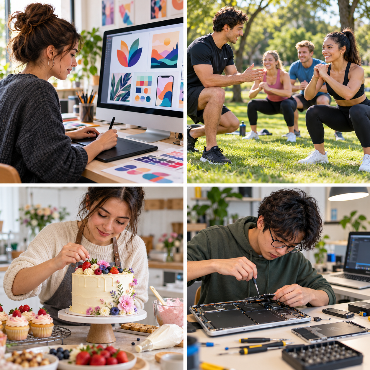 Four skills and four business opportunities