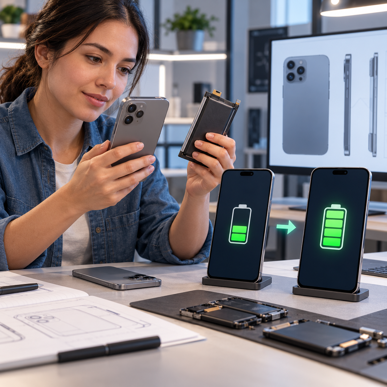 Incremental smartphone battery improvement