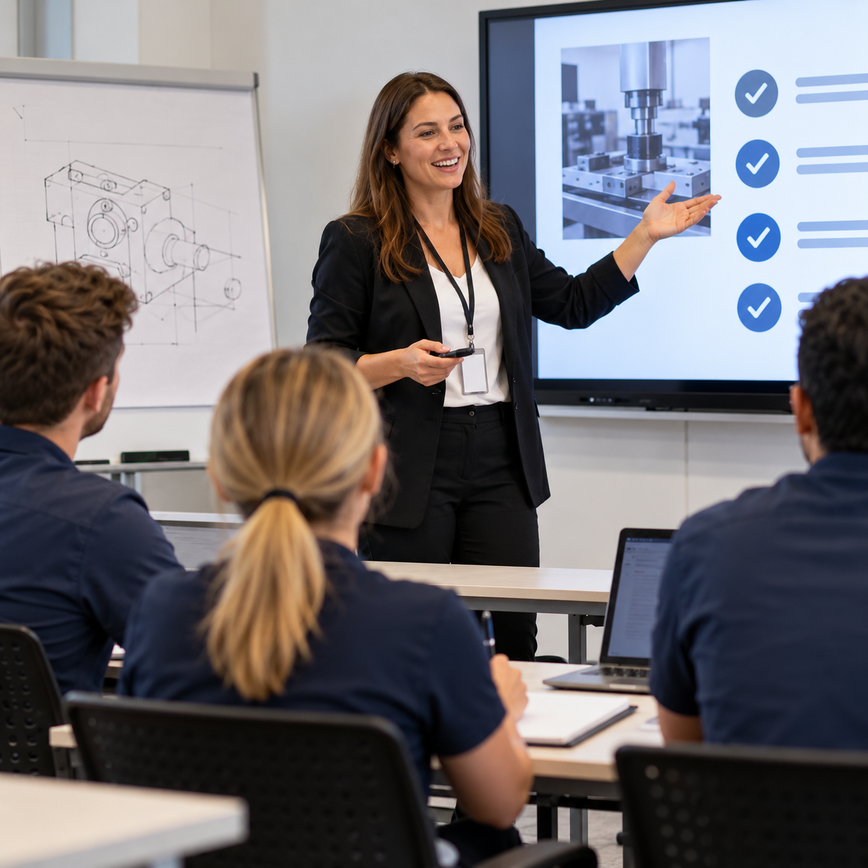 Corporate off-the-job training session