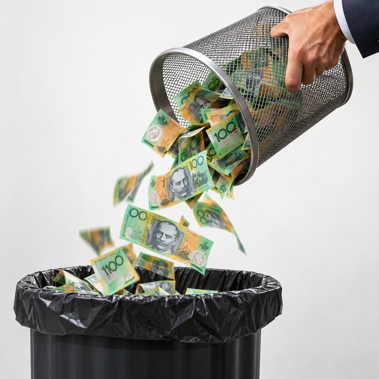 Money down the drain