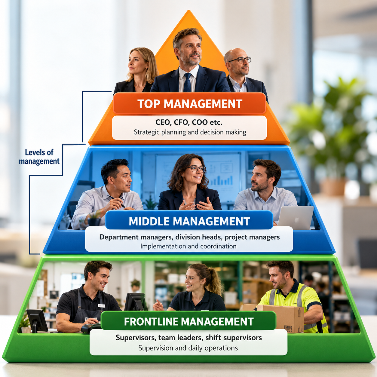 Levels of management